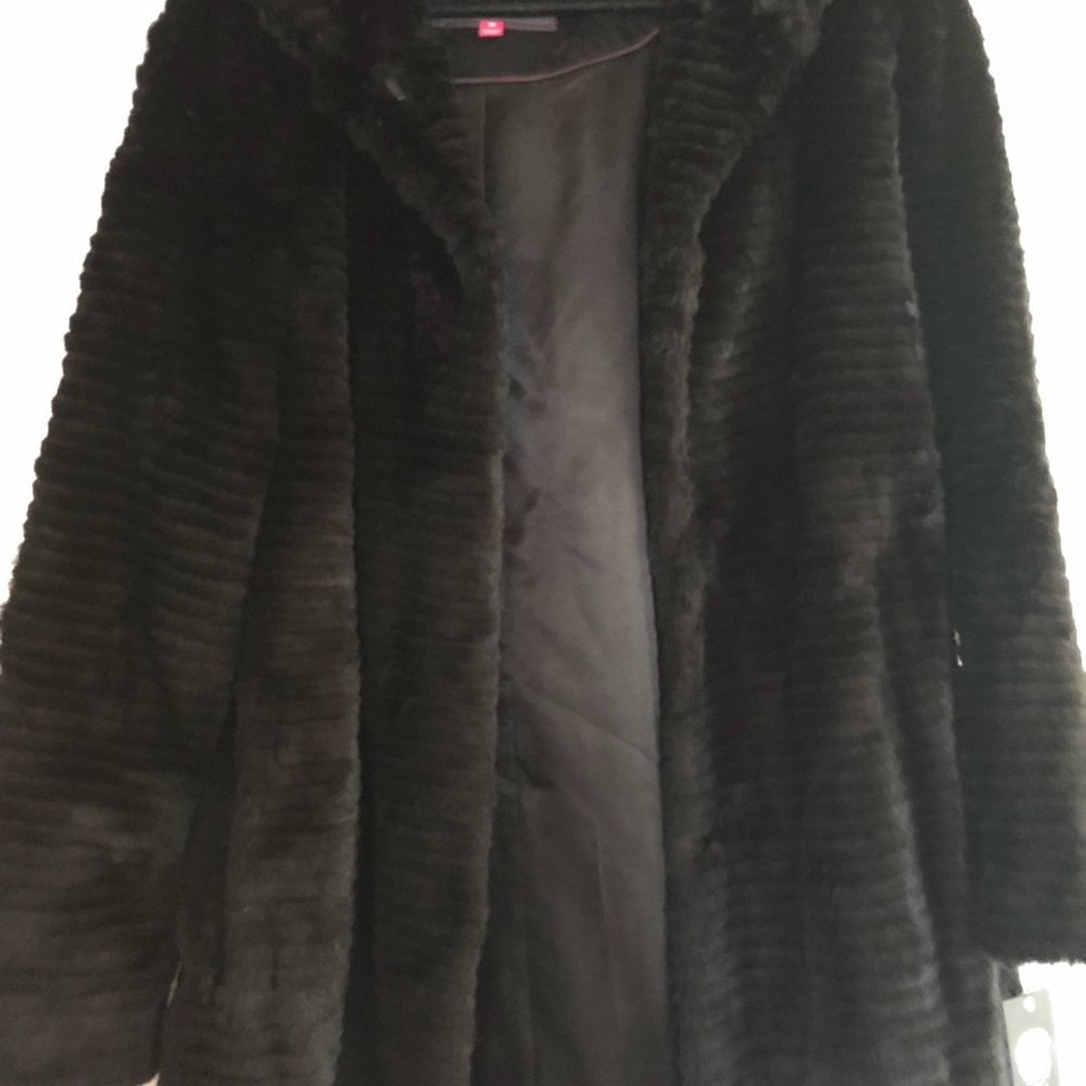 Faux fur coat